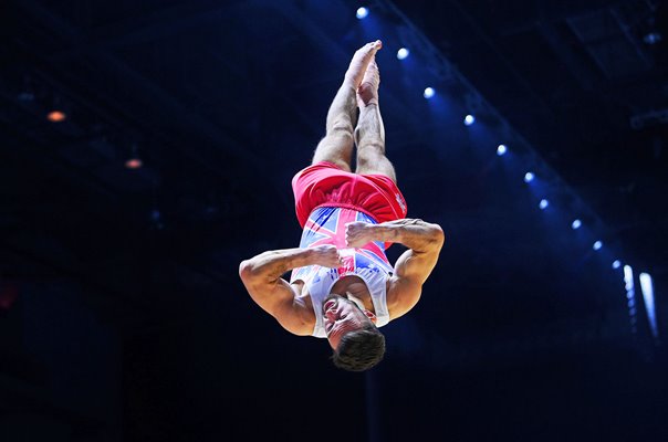 Giarnni Regini-Moran Great Britain Floor Gymnastics Worlds Liverpool 2022