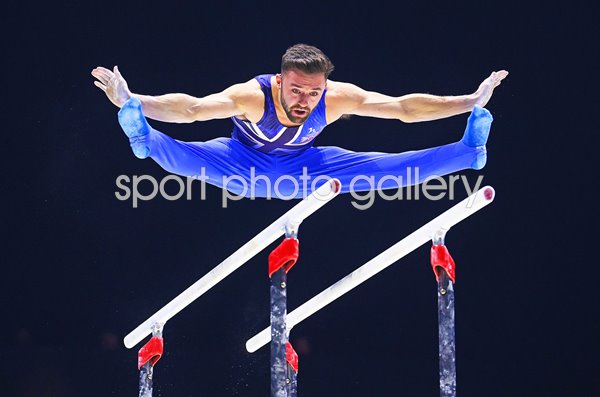 Giarnni Regini-Moran Great Britain Parallel Bars Gymnastics Worlds Liverpool 2022