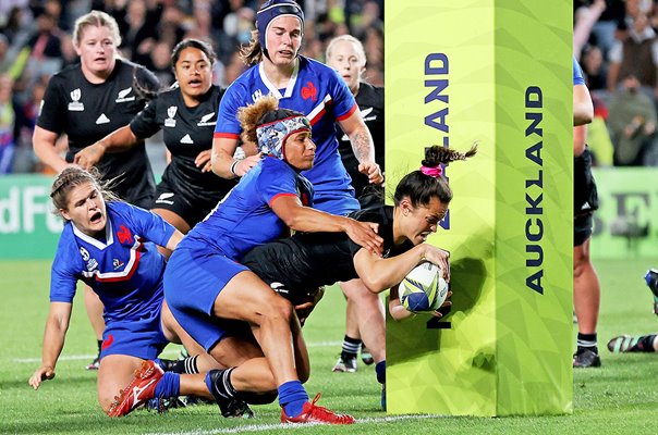 Theresa FItzpatrick New Zealand scores v France World Cup 2021 Semi Final