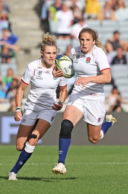 Abby Dow England scores v Canada Rugby World Cup 2021 Semi Final