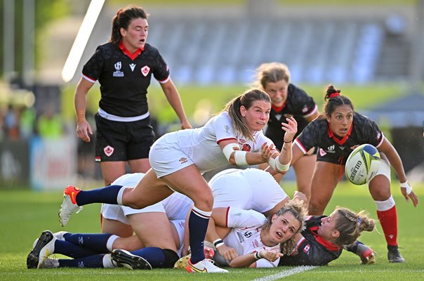 Leanna Infante England v Canada Rugby World Cup Semi Final 2021