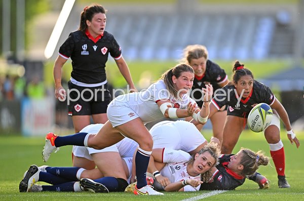 Leanna Infante England v Canada Rugby World Cup Semi Final 2021