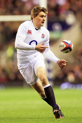 Toby Flood England v Scotland Six Nations 2013