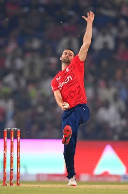 Mark Wood England fast bowler v Pakistan 5th IT20 Lahore 2022