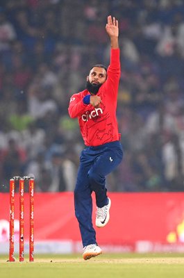 Adil Rashid England spinner v Pakistan 5th IT20 Lahore 2022