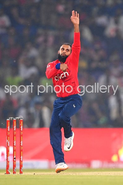 Adil Rashid England spinner v Pakistan 5th IT20 Lahore 2022