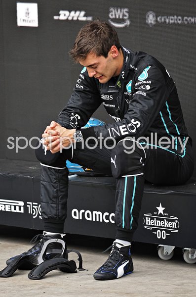 George Russell Great Britain Mercedes savours Brazil Grand Prix win 2022