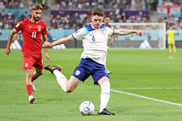 Declan Rice England v Iran Group B World Cup Qatar 2022