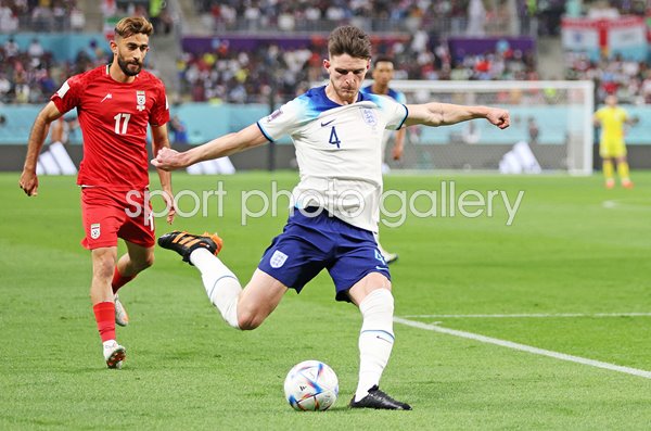 Declan Rice England v Iran Group B World Cup Qatar 2022