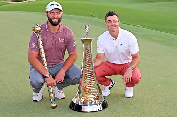 Rory McIlroy European Number One & Jon Rahm DP World Final Winner Dubai 2022