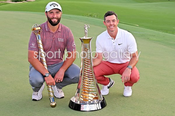 Rory McIlroy European Number One & Jon Rahm DP World Final Winner Dubai 2022
