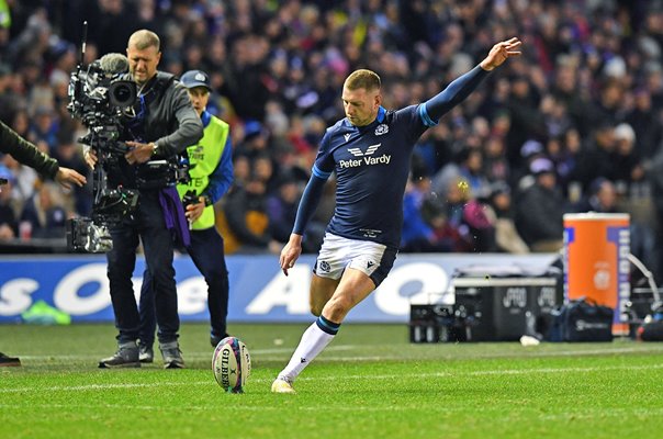 Finn Russell  Scotland kicks v Argentina Autumn International Murrayfield 2022