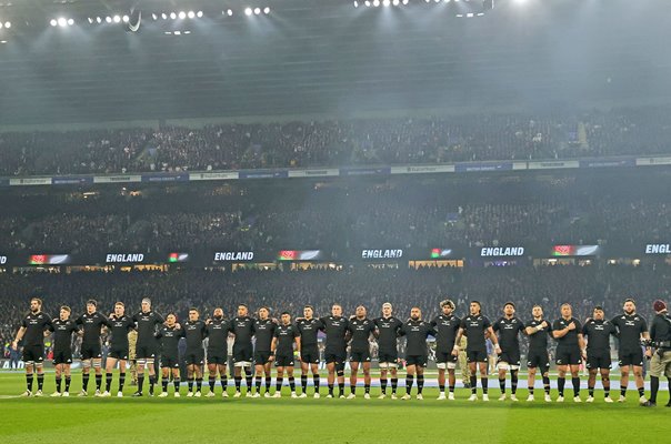 New Zealand team line up v England Autumn International Twickenham 2022