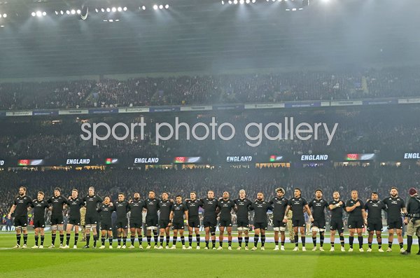 New Zealand team line up v England Autumn International Twickenham 2022