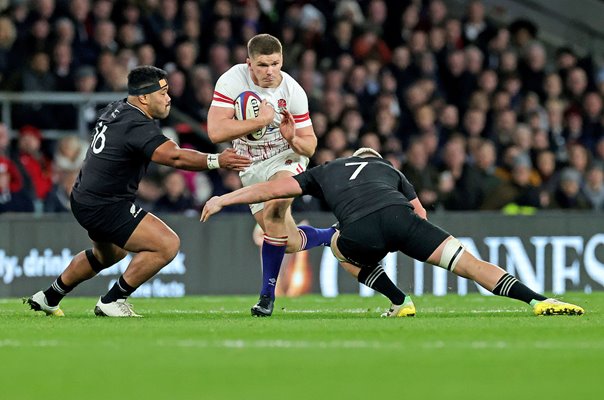 Owen Farrell England v Dalton Papali'i New Zealand Autumn International 2022