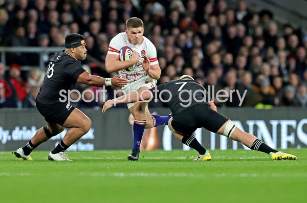 Owen Farrell England v Dalton Papali'i New Zealand Autumn International 2022