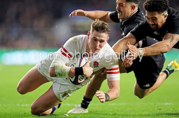 Freddie Steward England scores v New Zealand Autumn International 2022