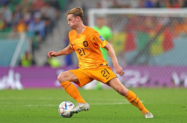 Frenkie de Jong Netherlands v Senegal Group A World Cup 2022