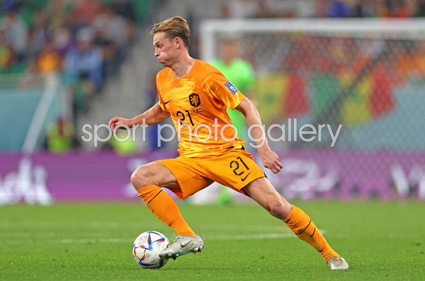 Frenkie de Jong Netherlands v Senegal Group A World Cup 2022