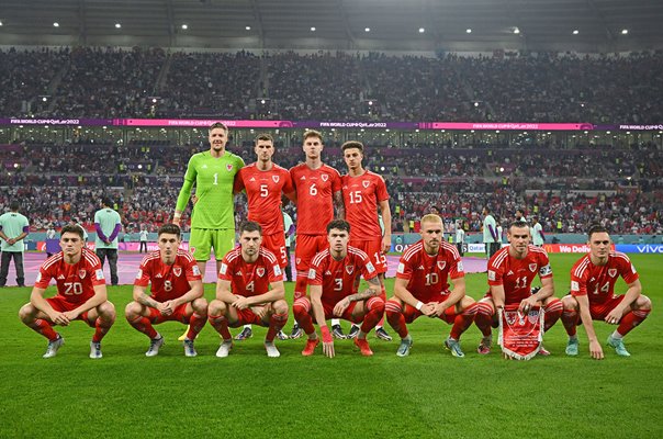 Wales team v USA Group B World Cup Qatar 2022