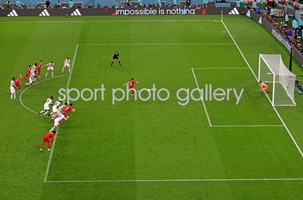 Gareth Bale Wales scores penalty v USA World Cup Qatar 2022