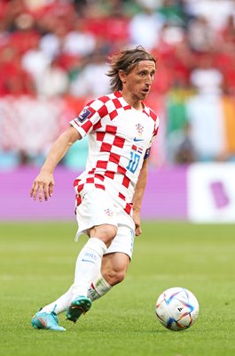 Luka Modric Croatia v Morocco Group F World Cup 2022