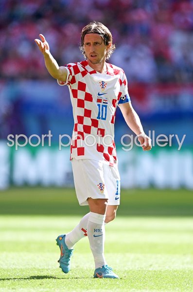 Luka Modric Croatia v Morocco Group F World Cup Qatar 2022