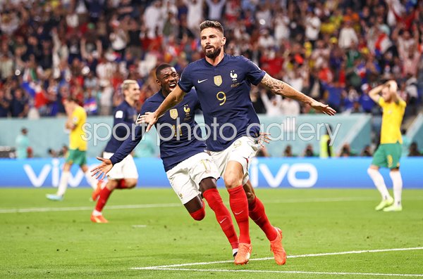 Olivier Giroud France goal v Australia Group D World Cup Qatar 2022