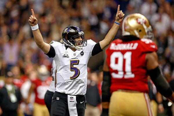 Joe Flacco Baltimore Ravens Quarterback Super Bowl 2013