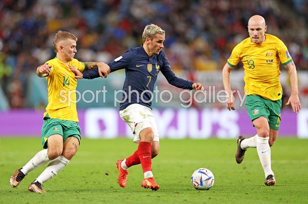 Antoine Griezmann France v Australia Group D World Cup Qatar 2022