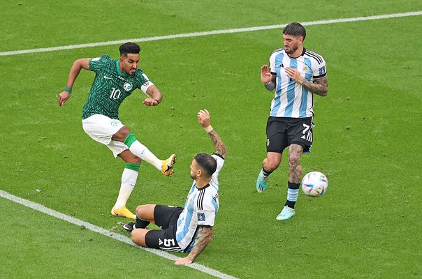 Salem Al-Dawsari Saudi Arabia scores v Argentina World Cup 2022