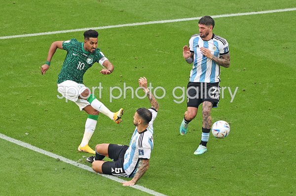 Salem Al-Dawsari Saudi Arabia scores v Argentina World Cup 2022