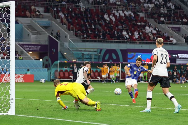 Ritsu Doan Japan scores v Germany Group E World Cup 2022