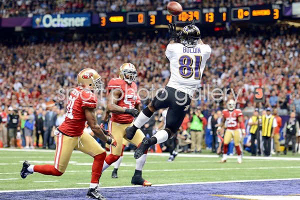 Anquan Boldin Baltimore Ravens Super Bowl Touchdown 2013