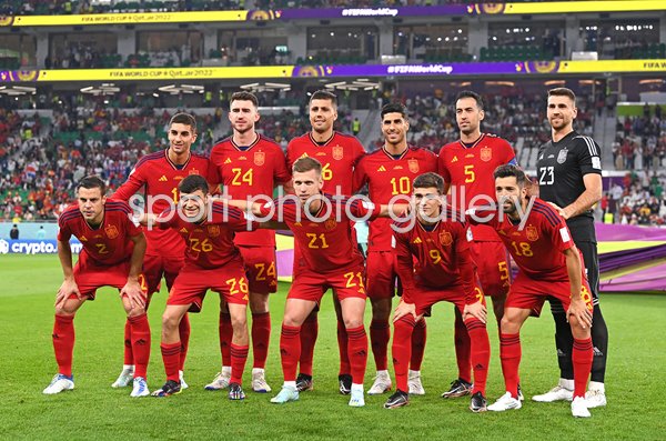 Spain team v Costa Rica Group E World Cup Qatar 2022
