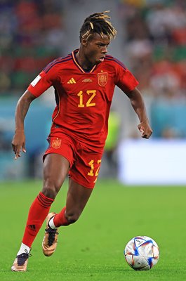 Nico Williams Spain v Costa Rica Group E World Cup Qatar 2022