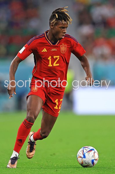 Nico Williams Spain v Costa Rica Group E World Cup Qatar 2022