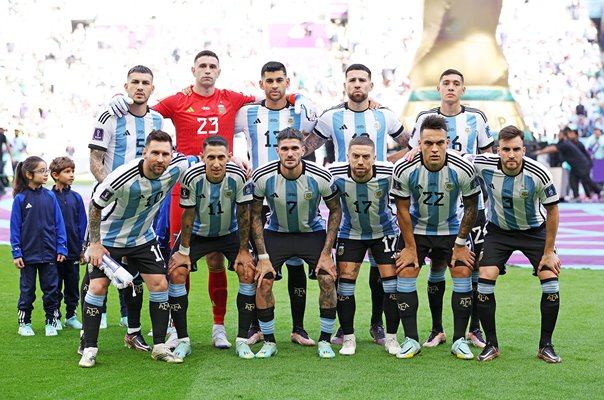 Argentina team v Saudi Arabia Group C World Cup Qatar 2022