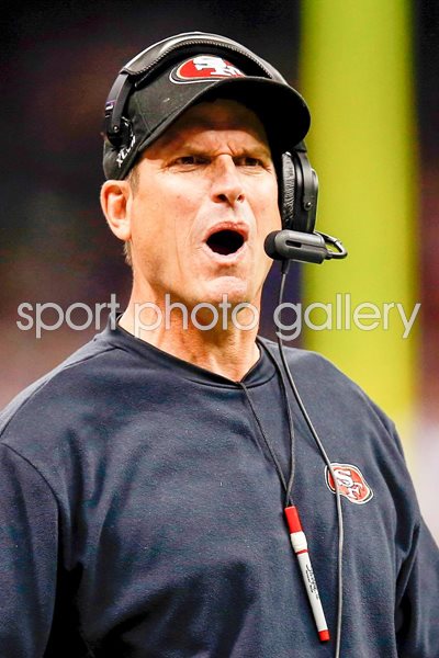 Jim Harbaugh San Francisco 49ers Super Bowl 2013