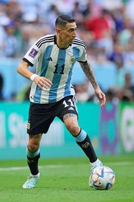 Angel Di Maria Argentina v Saudi Arabia Group C World Cup Qatar 2022