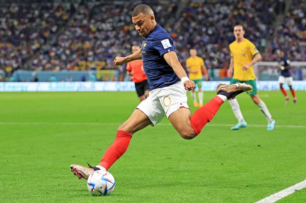 Kylian Mbappe France v Australia World Cup Qatar 2022