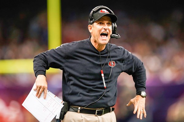 Jim Harbaugh San Francisco 49ers Super Bowl 2013