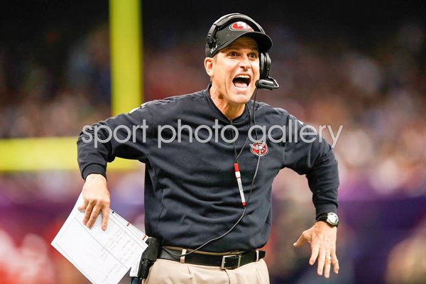 Jim Harbaugh San Francisco 49ers Super Bowl 2013