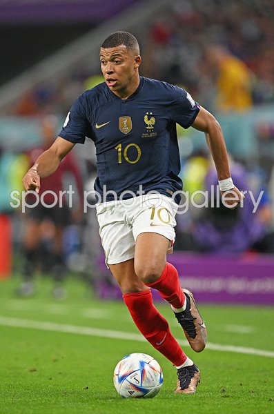 Kylian Mbappe France v Australia Group D World Cup Qatar 2022