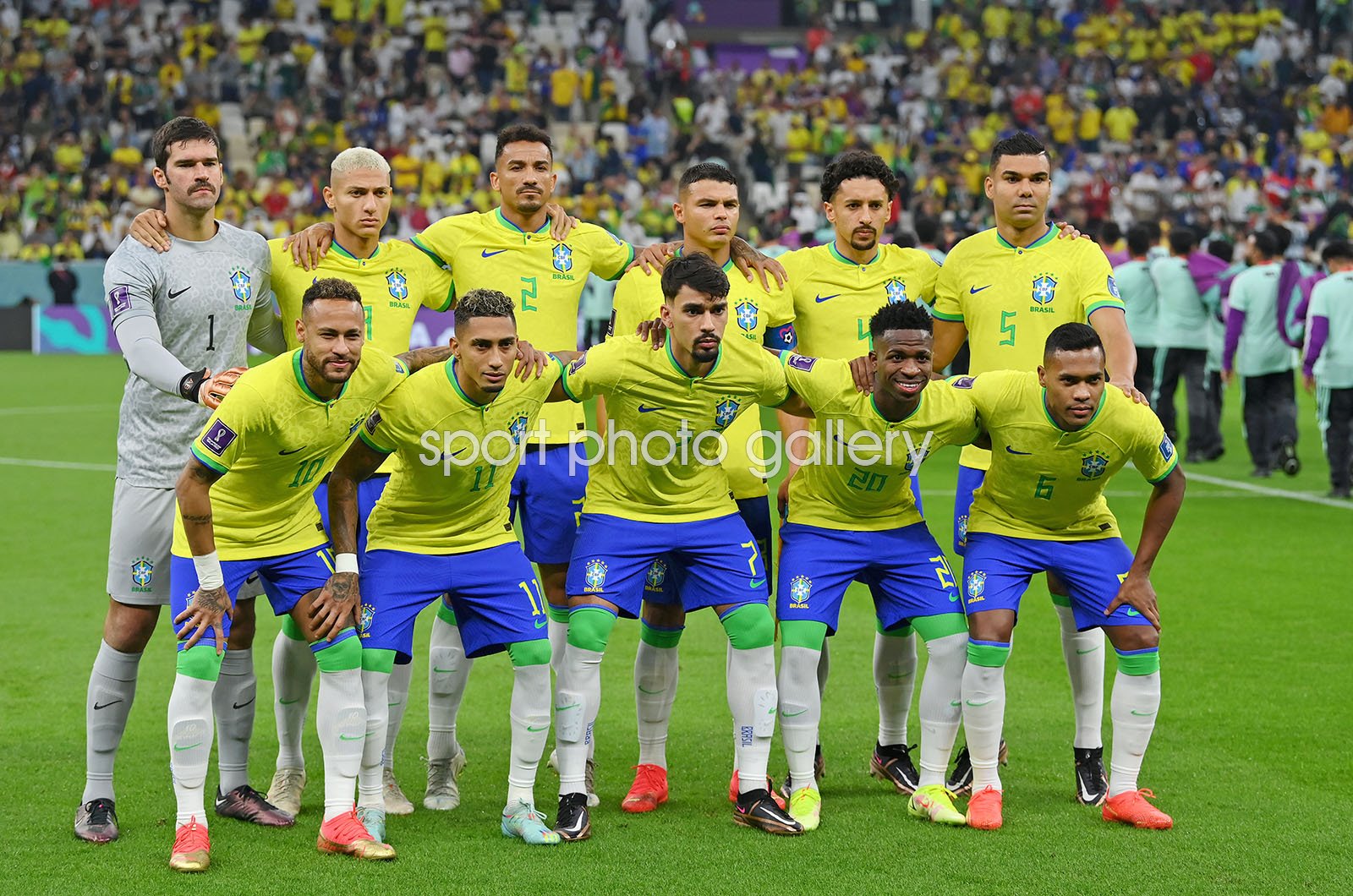 Brazil team v Serbia Group G World Cup Qatar 2022 Images
