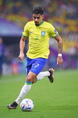 Lucas Paqueta Brazil v Serbia Group G World Cup Qatar 2022