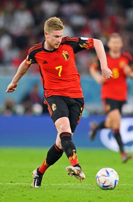 Kevin De Bruyne Belgium superstar v Canada Group F World Cup Qatar 2022