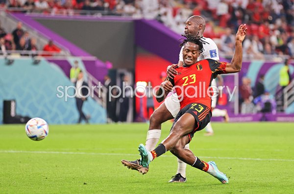 Michy Batshuayi Belgium scores v Canada Group F World Cup 2022