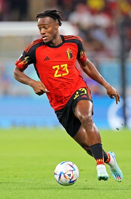 Michy Batshuayi Belgium v Canada Group F World Cup Qatar 2022