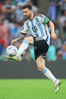Lionel Messi Argentina in control v Mexico Group C World Cup 2022